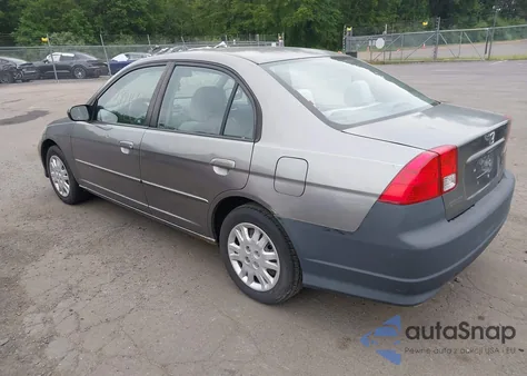 2005 Honda Civic Lx from USA, damaged, VIN 2HGES15515H526815
